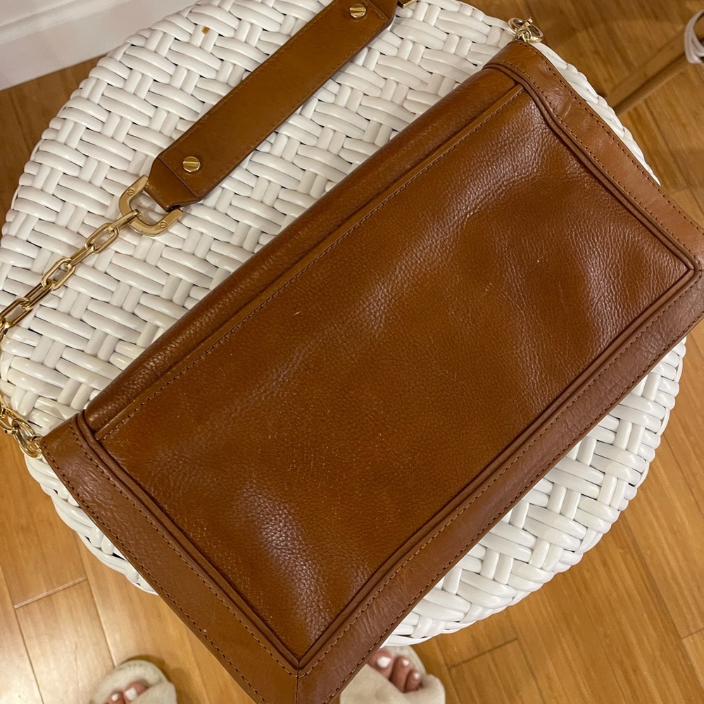 Tory Burch Brown Leather Clutch - Picture 2 of 3